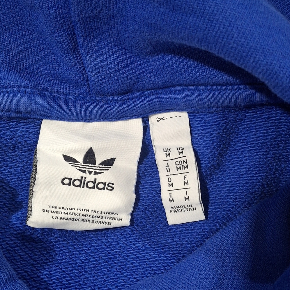 🔥Adidas Men's Blue Pullover Hoodie🔥 - Picture 3 of 7